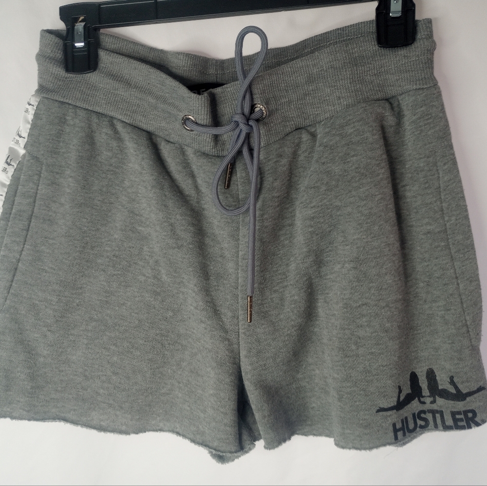 *Hustler Woman's Grey Booty Shorts Size S